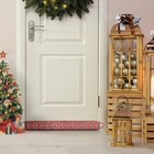 Under Door Draft Stopper Noise Blocker 38 Inches for Door Bottom Red Snowflake — photo 6
