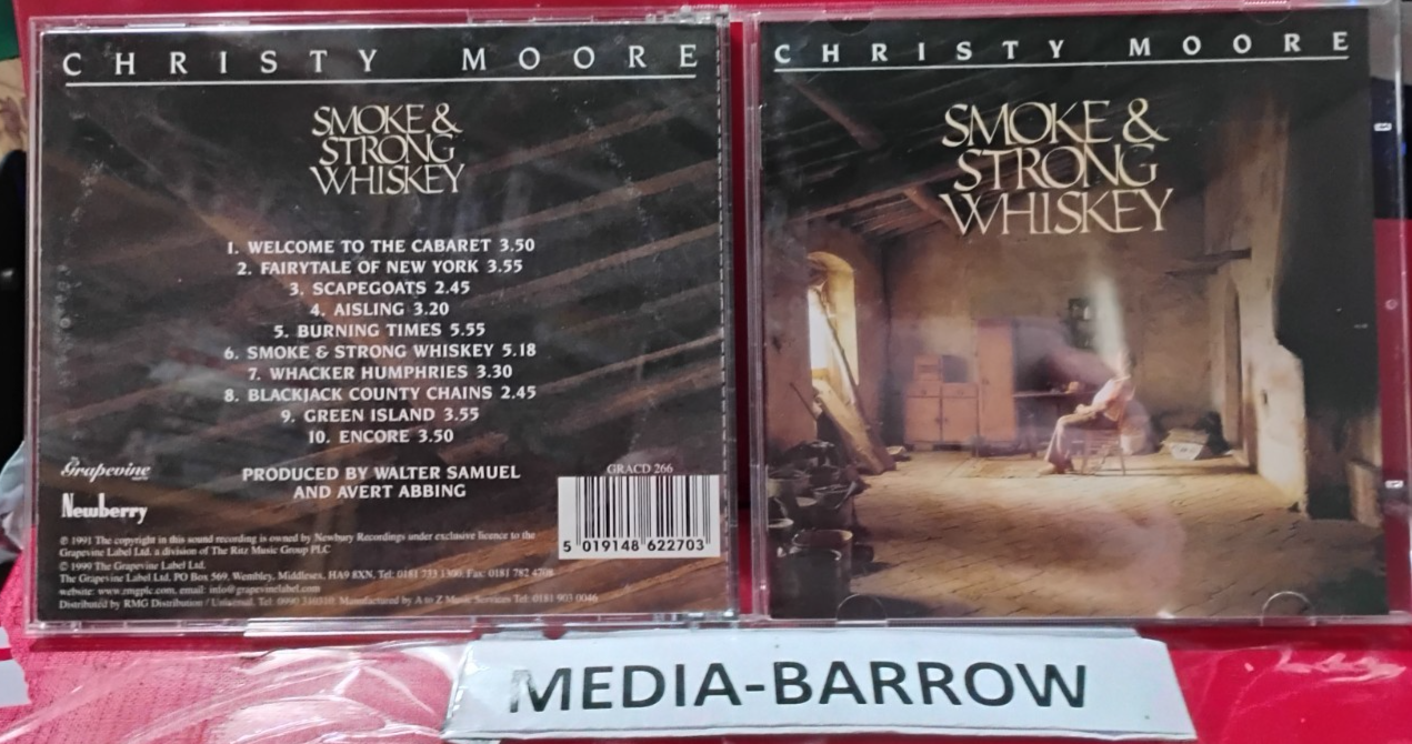 Christy Moore - Smoke And Strong Whiskey CD - FREEPOST