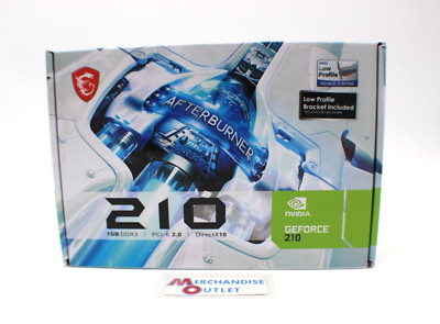 MSI NVIDIA GeForce 210 (N210-MD1G/D3) 1GB GDDR3 SDRAM PCI Express x16...