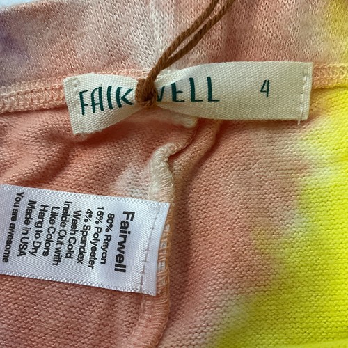 Fairwell Leggings Girls Size 4 Multicolor Tie Dye - Picture 9 of 11