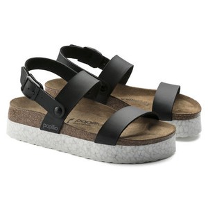 Birkenstock Papillio Cameron Plateau Monochrome Marbre Noir Sandales Plateformes | eBay