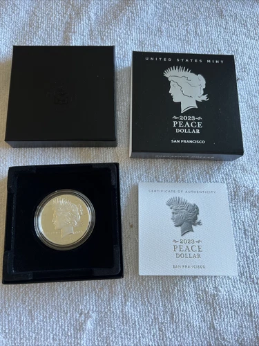 2023 US Mint San Francisco PEACE SILVER DOLLAR - 23XL - PROOF Pure Silver Coin