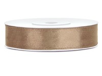 Satinband Cappuccino 12 Mm 25 M - Schleifenband Geschenkband Dekoband