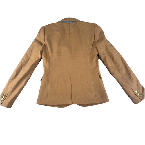 NWT J Crew Blazer Women’s 00 Camel Beige Wool Original Schoolboy Preppy NEW - Picture 4 of 9