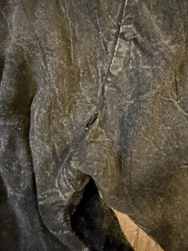 Papillon Black Gray Gothic Grudge Mourning Edwardian Skirt & Blouse Outfit Sz M - Picture 15 of 15