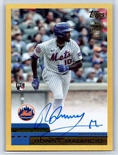 2024 Topps Archives Rare GOLD FOIL Autograph #'d/50 RONNY MAURICIO RC NY METS SP