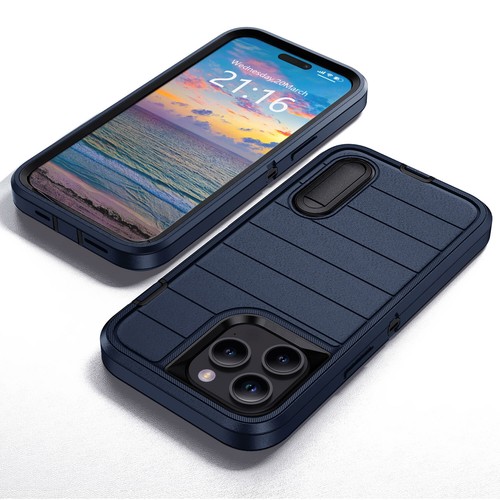 Funda resistente a prueba de golpes con soporte para teléfono iPhone 15 Pro Max 15 Plus - Imagen 55 de 58