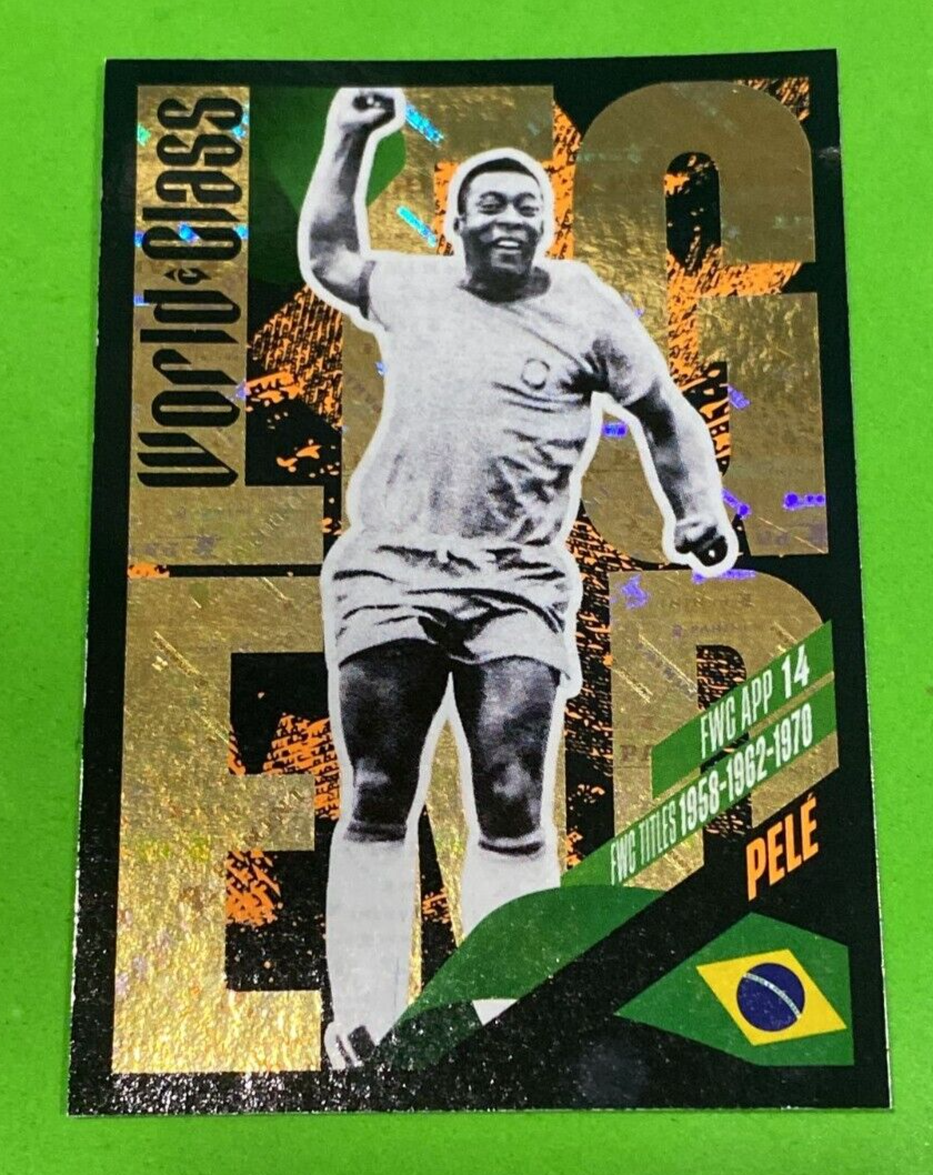 Figurinha REI PELÉ LEGEND GOLD EXCLUSIVA | Brasil