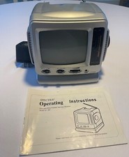 Vintage Spectra 52-BW- 5" Portable B W Television w/ AM/FM Radio With Power Cord