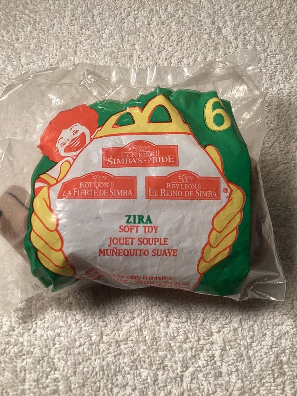 1998 McDonald’s happy meal toy Zoraida . Lion King (B1)
