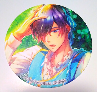 Obey Me! Official Not For Sale Coaster Belphegor Mixxgarden Cafe from Japan