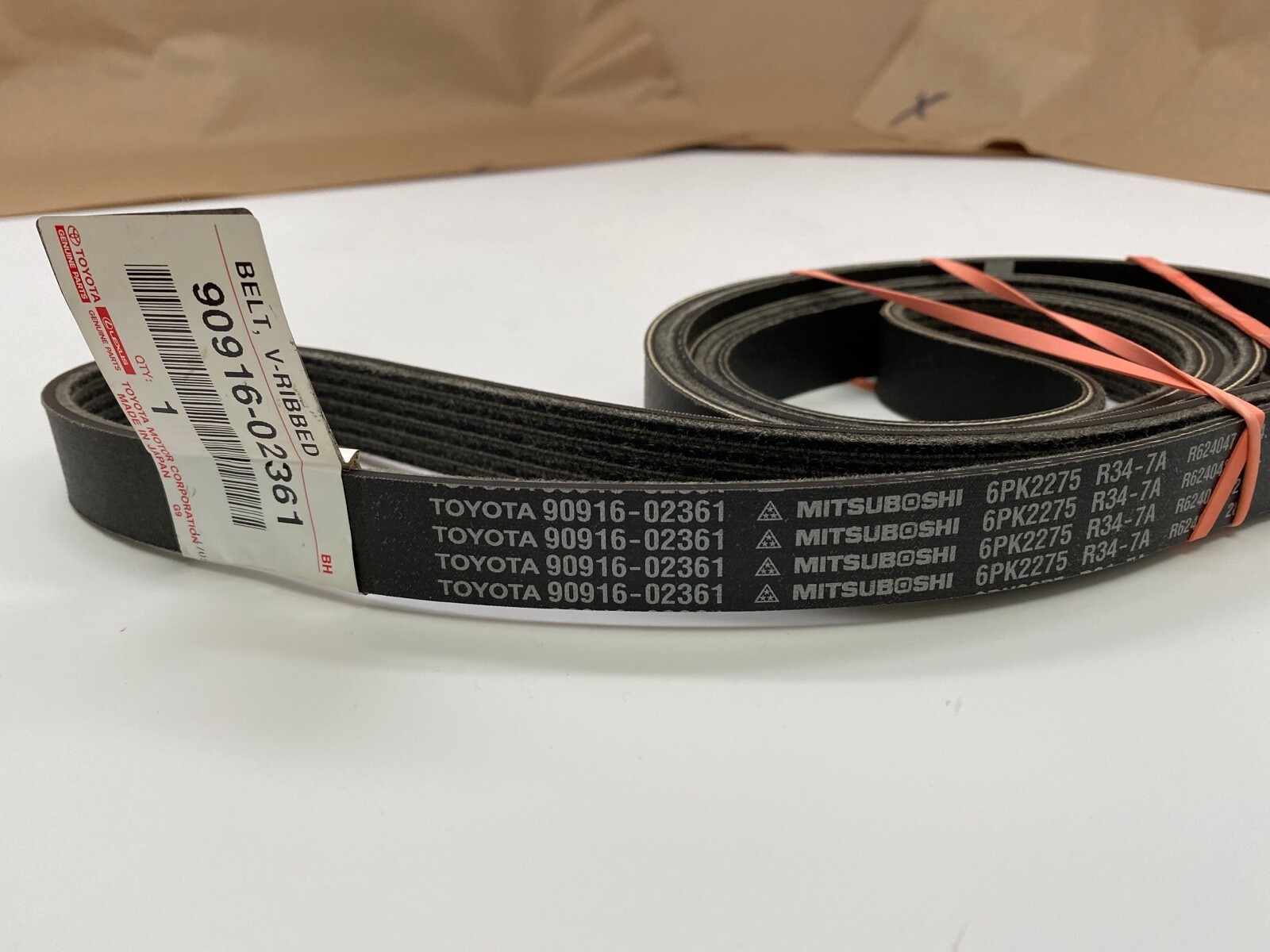 90916-02361 Genuine BELT FOR Toyota Lexus Drive Belt Serpentine | eBay