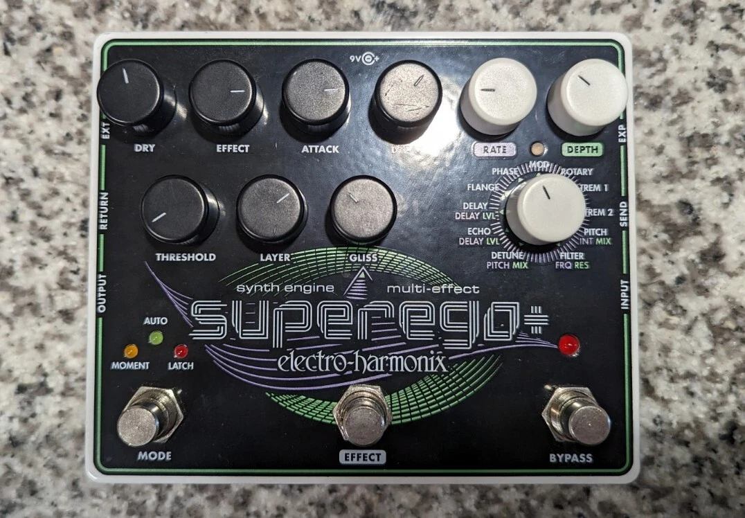 Electro-Harmonix EHX Superego+ Plus Synth Engine Guitar Effects