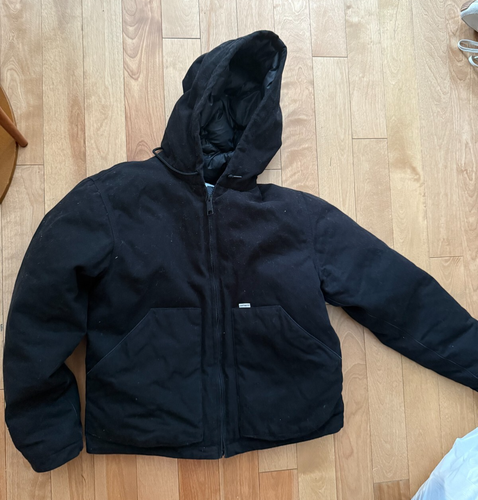Women's Carhartt WIP Work In Progress Black Winter Jacket Size S