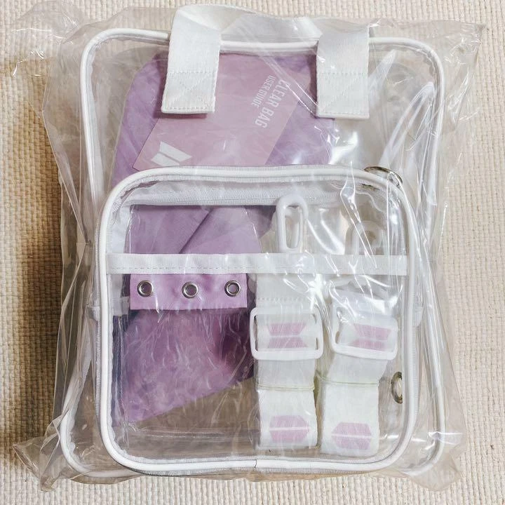 BTS MERCHBOX ♯7 Clear Bag Purple No Trading Cards Official Goods ARMY JPFC  JPN