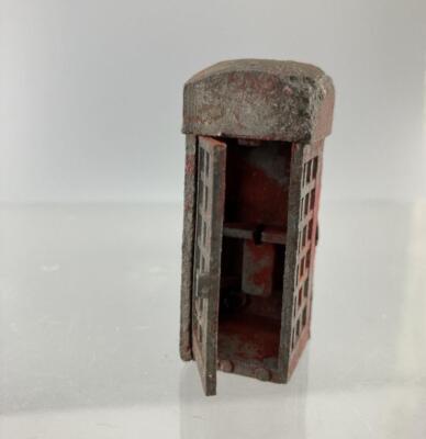 FRÜHE CHARBENS #39 TELEFONZELLE DRUCKGUSS METALL 53 MM HOCH VINTAGE SIEHE FOTOS