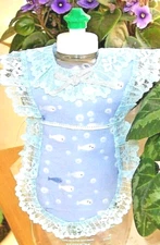 Cute Fish Ocean Apron Coverup for Pancake Syrup Catsup Dish Soap Bottle Fun Gift