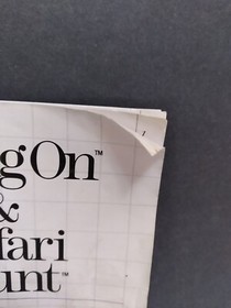 Sega Master System Hang On & Safari Hunt Complete Authentic Game Cleaned Working