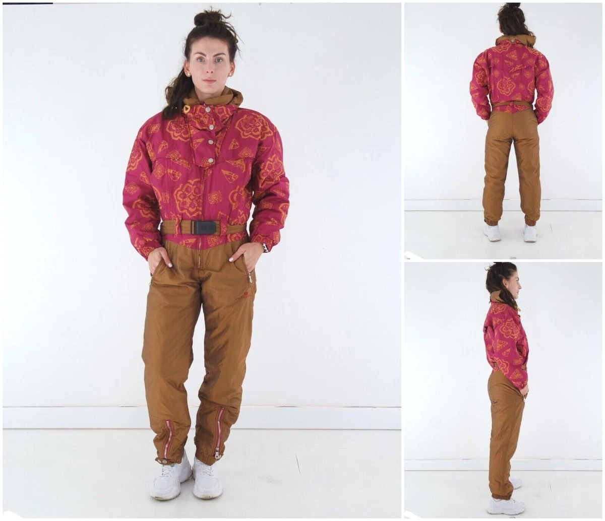 Womens Ski Suit XS Size UK 6 Vintage BELFE BELFE Festival One