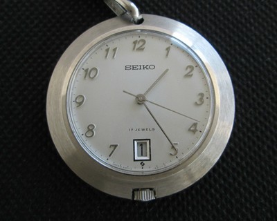 seiko mechanical pocket watch