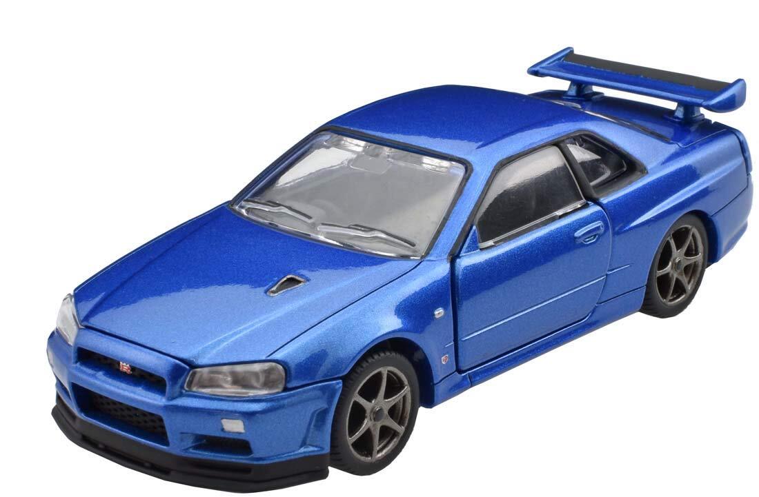 1/43 日産 スカイライン GT-R Vspec2 (BNR34) Blue 1/43 日産 スカイライン GT-R Vspec2 (BNR34) Blue 1/43 Make Up
