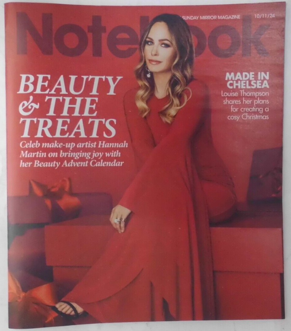 Notebook The Sunday Mirror magazine supplement 10th Nov 2024 Louise Thompson-image