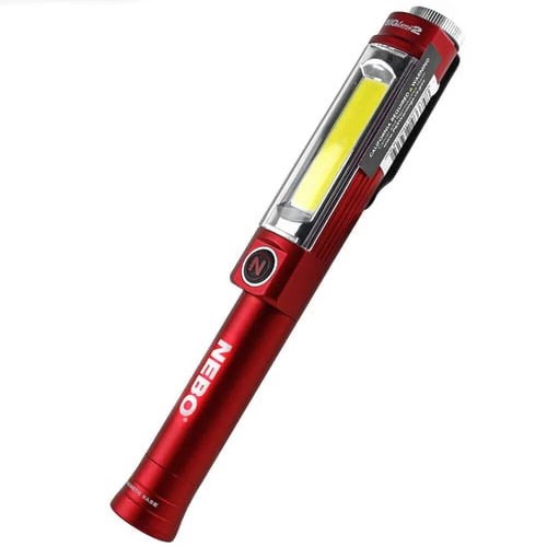 NEBO BIG LARRY 2 Aluminum Work Flash Light - 500 Lumen, Magnetic base ...