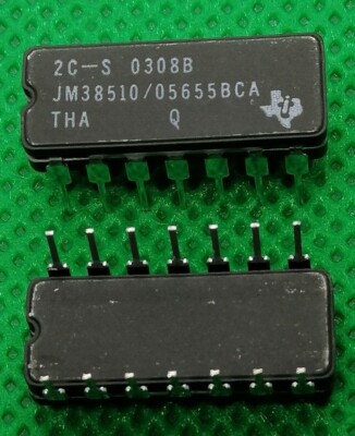 SET BESTEHEND AUS 1 Stück Texas JM38510/05655BCA Zähler/Teiler Single 7-Bit Binär UP   