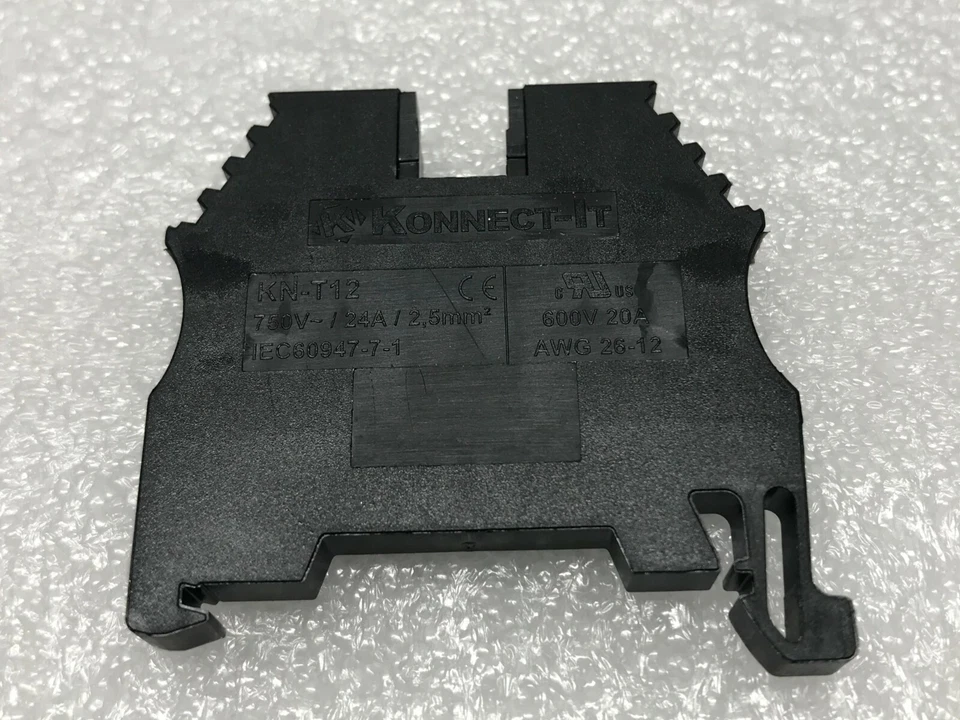 DIN Rail Power Distribution Terminal Block Kit KN-T12 KONNECT-IT OHIO SELLER - Image 4 of 4