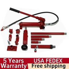 10T Porta Power Kit 20,000 lbs Capacity Portable Hydraulic Jack Hydraulic Ram