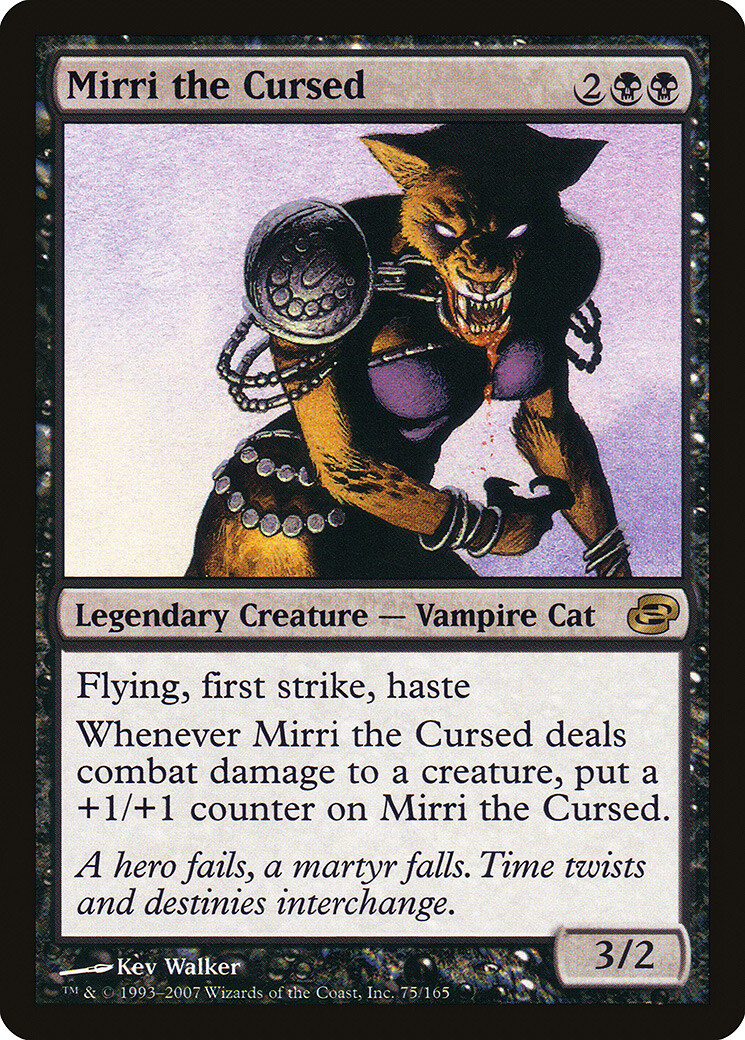 Mirri the Cursed Planar Chaos HEAVILY PLD Black Rare MAGIC MTG
