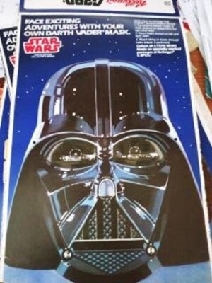 Star Wars C-3P0's cereal Darth Vader Mask