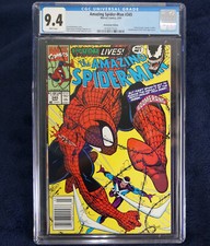 Amazing Spider-Man #345 CGC 9.4 WP NEWSSTAND Cletus Kasady Carnage Venom Cover