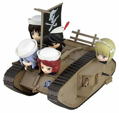 Pair-Dot Girls und Panzer Mk.IV Tank Ending Ver. Figure NEW from