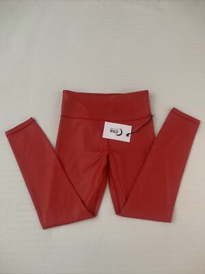 ZYIA Red Metallic Light n Tight Hi-Rise 7/8 24