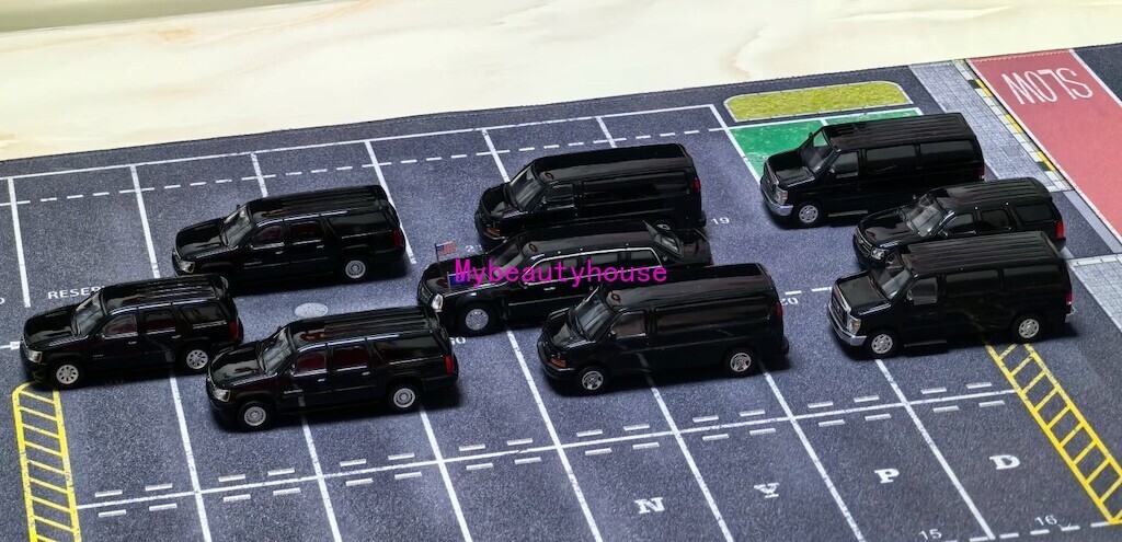 596 1:64 HEC President Beast Tahoe Suburban Express Set Model