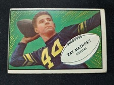 1953 Bowman Football Card # 78 Ray Mathews - Pittsburgh Steelers (VG/EX)
