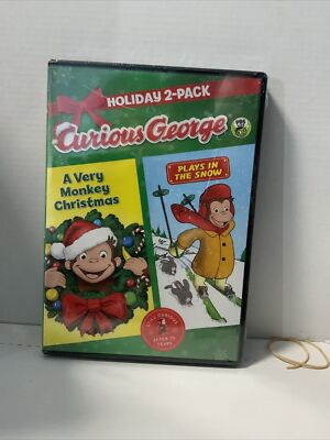 📌 Curious George: Holiday 2-pack [New DVD] 2 Pack, Snap Case Lot Of 8 ...