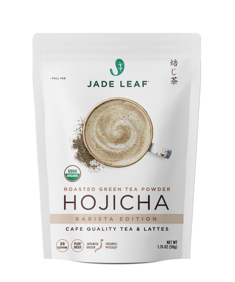 Jade Leaf Matcha Organic Japanese Hojicha Roasted Green Tea Powder 