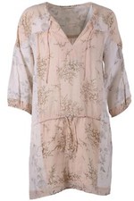 ULLA JOHNSON PRINTED COTTON MINI DRESS US 4 UK 8