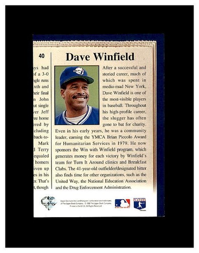 DAVE WINFIELD YOU PICK SEE EVERY CARD INSERTS HUGE SELECTION HUNDREDS ALL DAVE,S - Picture 173 of 257