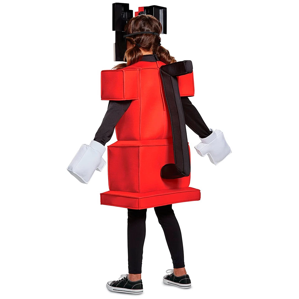 Disney Minnie Mouse Crossy Roads Halloween Costume + Mask Gloves Girls S M L - Image 3 of 4