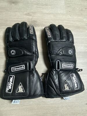 Field Sheer Absolute Zero Motorcycle Riding Gloves SZ LG Genuine Leather 