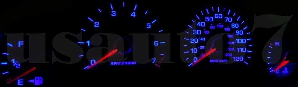 Dash Cluster Gauge BLUE LED LIGHTS UPGRADE KIT Fits 98-04 Dodge Intrepid 2nd Gen - Изображение 3 из 4