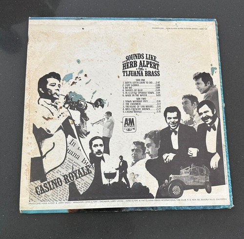 Sounds Like Herb Alpert And The Tijuana Brass LP Vinyl Record Album - Imagen 2 de 3