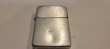 Working VINTAGE STORM KING Silver  ALUMINUM LIGHTER with new flint 