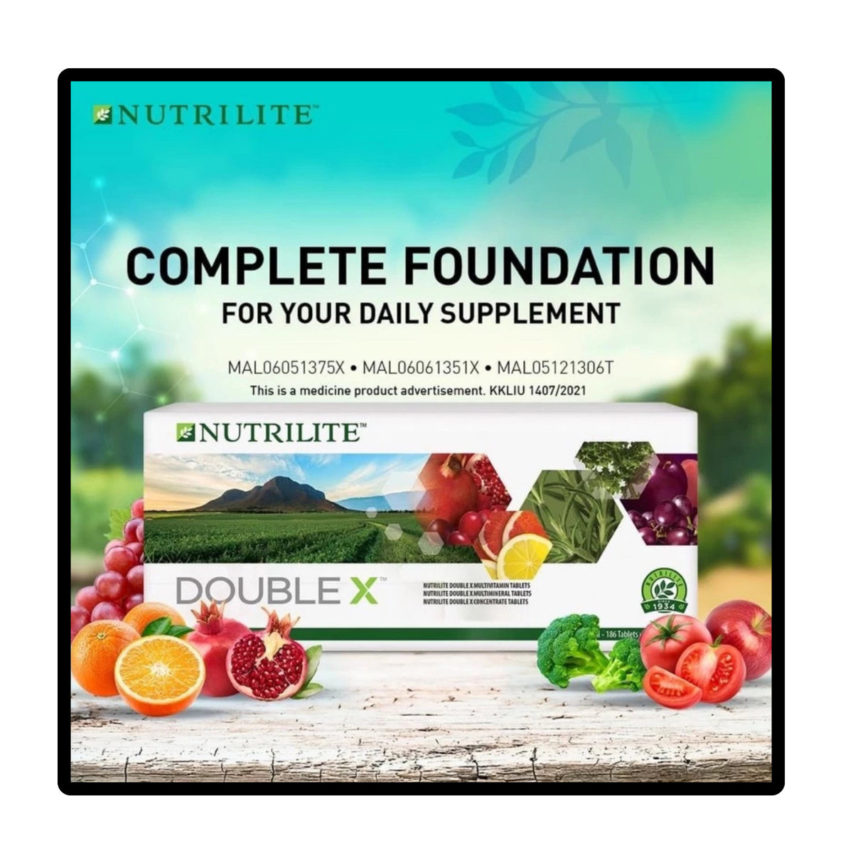 2 Packs Amway Nutrilite Double X Multivitamin 31 Days Free Express