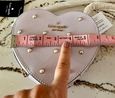 NWT Kate spade love shack Saffiano Leather heart crossbody  display picture 1