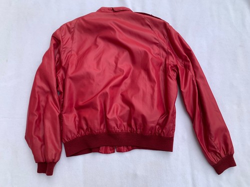 VTG Discovery by Silton made in Hong Kong Red Bomber Jacket Men's Sz XL - Picture 10 of 16