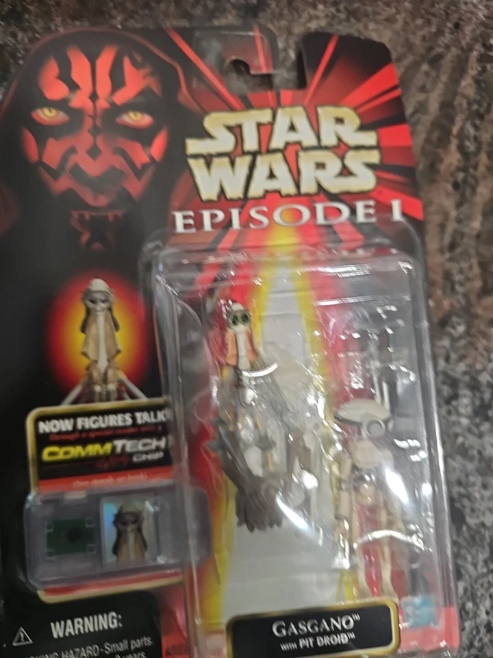 Hasbro Star Wars Episódio 1 GASGANO com Coleção de Figuras de Ação PIT DROID Um Novo Na Caixa - Imagem 3 de 4